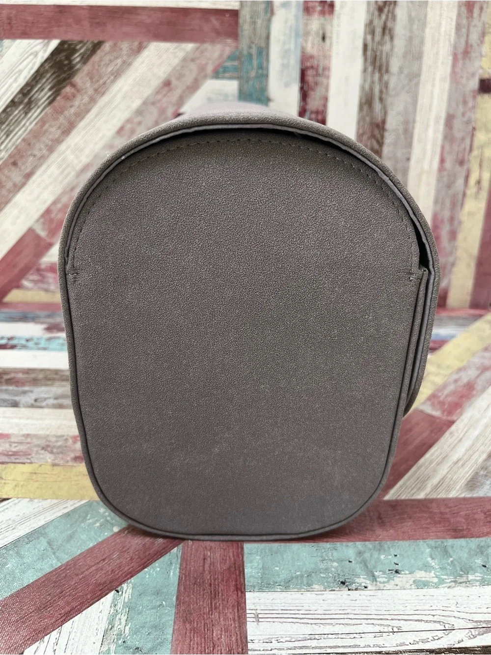 T3 Exclusive Aire 360 Luxe Carrying Case Sugar Plum EUC Vegan Suede Hair Travel
